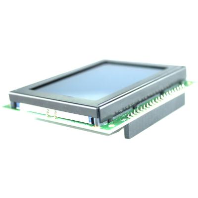 China 12864 Monochrome 78*70*11.5mm IC NT7920 LCD Display Segment LCD Panel Interface Yellow Green Custom LCD Monitors for sale