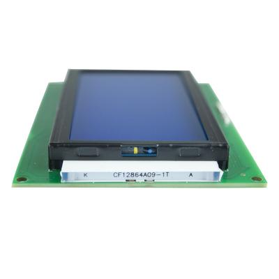 China Customized mono lcd display 93.0*69.9*12.7 character 12864 monochromatic stn green-blue yellow 5v 128*64 for sale