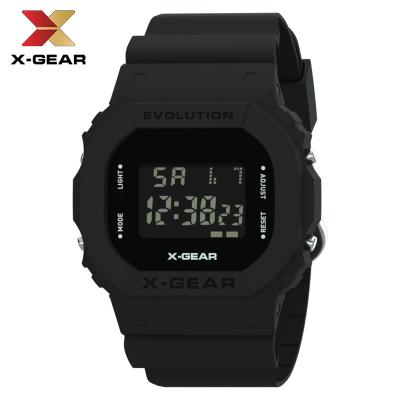 China X-GEAR Chronograph Brand Watch Men Fashion Leisure Waterproof Classic Colorful Gold Wristwatch Digital Watch for sale