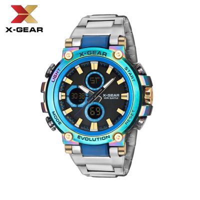 China X-GEAR Alarm Watch Mens 3897 Sports Water Resistant Quartz Digital Wrist Watch for sale