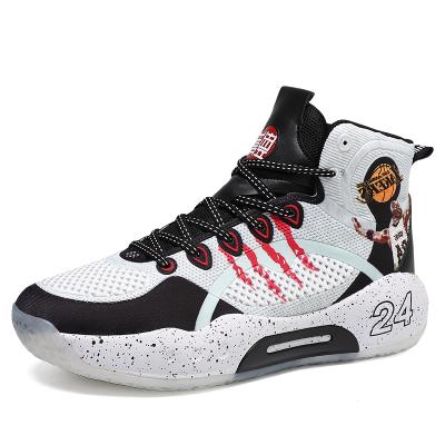 China CUSHIONING High Quality Basketball Shoes Cushioned Casual Running Shoe Breathable High Top Fashion Sneakers Wade Same Popcorn Board Shoes for sale