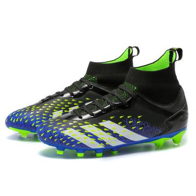 China Sport Shoes Soccer Mens Soccer Shoes Boys Adult Children TF/FG High Boots Soccer Boots Cleats Grass Training Sports Shoes Man Football Shoes for sale