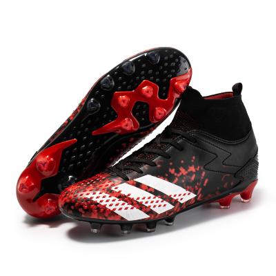 China Sport Shoes Soccer 2021 Unisex Good Quality FG Soccer Shoes Comfortable Soccer Shoes High Ankle Outdoor Sport Training Staves Soccer Boots for sale