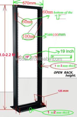 China SPCC Cold Rolled Steel Used Server Rack 19