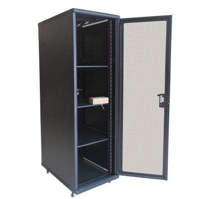 China SPCC cold rolled steel OE sai data entry glass door cabinet used 42u server rack for sale