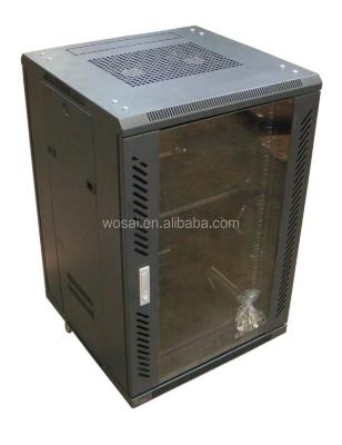 China Floor Standing Server Cabinet 19 Inch 22U Network Cabinet With Lock Hardened Ddf Network Cabinet for sale