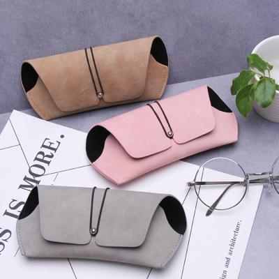 China Fashion soft box quality glass leather case best-selling glasses case glass leather case with logo for sale