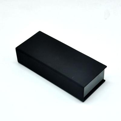 China Cardboard + Assembling Advanced Black Customizable OEM Flip Glasses Case Liner + PU Factory Direct Sale for sale