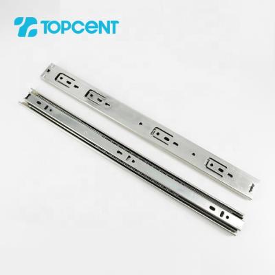 China Modern Furniture Metal Kitchen Telescope Channel Cabinet Hardware Drawer Slide Rail for sale