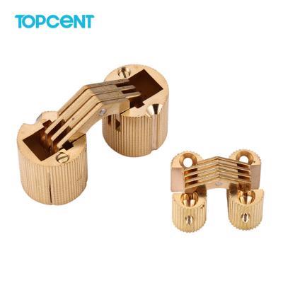 China TOPCENT 8mm Modern Jewelry Box Hinge 180 Degree Invisible Wooden Door Hinge for sale