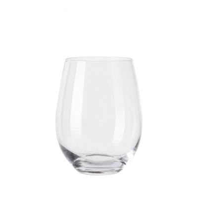 China 550ml 19oz CLASSIC spirits stemless wine glasses for red or white wine for sale