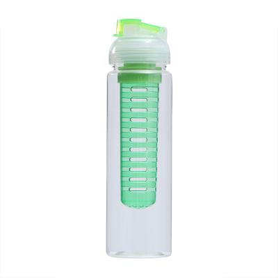 China CLASSIC 700ml 24oz BPA Free PC Material Fruit Infuser Water Bottle for sale