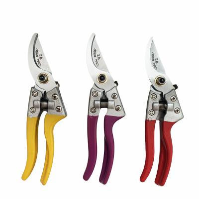 China Anti-skid Handle Factory Price Garden Shears Garden Scissors with Safety Trimming Small Grape Scissors for sale