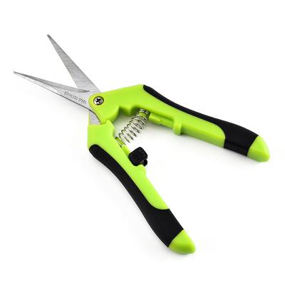 China Anti-skid Handle Factory Price Garden Shears Garden Scissors with Safety Trimming Small Grape Scissors for sale