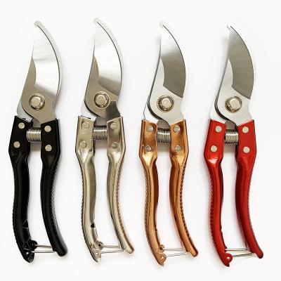 China Anti-Slip Handle Shears Garden Pruning Fruit Branches Flower Trimming Gardening Scissors Flowering Green Fruit Trees Flower Tools for sale