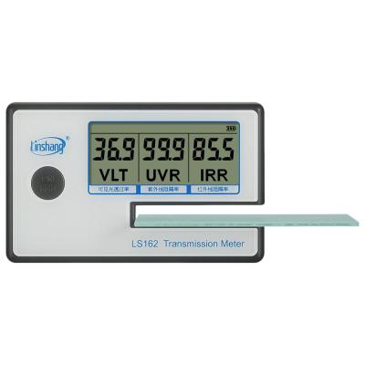 China LS162 Portable Transmission Meter For Solar Film Stained Glass Tint With VL IR Transmittance Rejection UV Blocking Rate 120mm *75mm *25mm (L*W*H) for sale