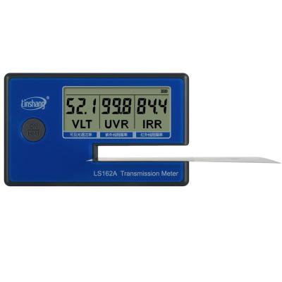 China LS162A handheld window film transmission meter with UV visible light transmittance 120mm *75mm *25mm (L*W*H) 1400nm IR rejection blocking rate for sale