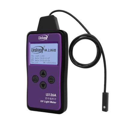 China LS126A UV Light Meter UV Irradiance Meter for LED UV Light Source Curing Machine with Ultra-small Probe Sensor 148mm long*76mm wide*26mm high for sale