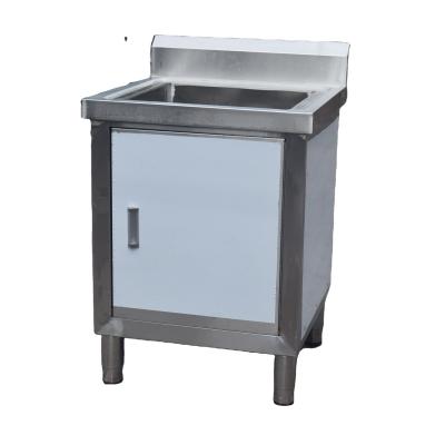 China Without faucet China supplier Hikitchen made stainless steel single double / tripple cabinet hand wash sink / with low price for sale