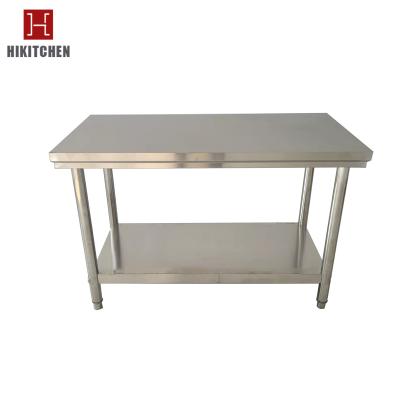 China Durable Kitchen Equipment Commercial Kitchen Tableware Restaurant Operation Tables 201/304 Stainless Steel Prep Table Stainless Steel Work Table for sale