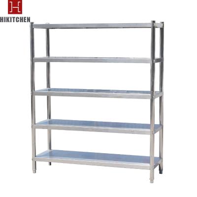 China Customized Heavy Duty Double Sided Industrial Storage Rack Stainless Steel Storage Shelf for sale