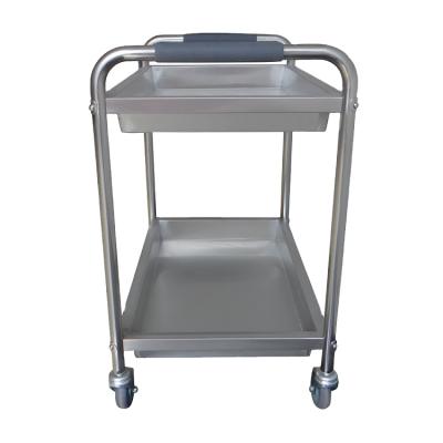 China Mobile Vegetable Processing Plant Hikitchen Stainless Steel Restaurant Hospital Food Catering Transport Trolley/Tea for 3 Tier Shelf Kitchen Serving Trolley for sale