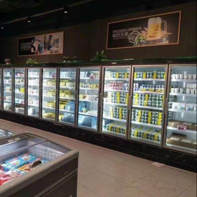 China High Quality Single-Temperature Single Door Beverage Display Fridge/Beer Glass Door Display Freezer For Sale for sale