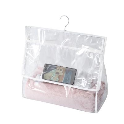 China Wholesale Minimalist Factory Bathroom Storage Bag PVC Wash Storage Bag For Bathroom Waterproof Hanging Storage Bag for sale