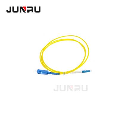 China LC UPC-SC UPC Fiber Optic Patch Cord Simplex single mode FTTH 1M/3M/5M LSZH for sale