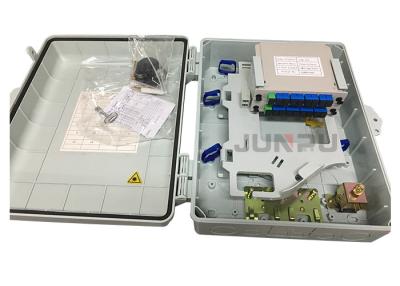 China Wall Mounted Fiber Optic Distribution Box , 16 Core Optical Network Terminal Box for sale