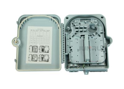 China Junpu Waterproof 24 Core Fiber Optic Termination Box With 24 Ports SC Adapter for sale