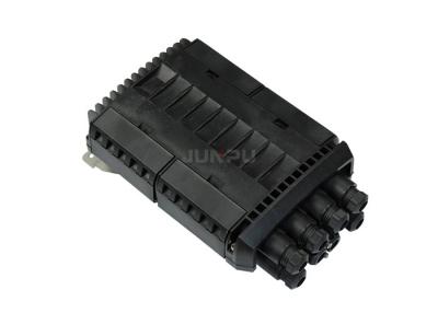 China Black 288 core Fiber Optic Closure Types  fully loaded LSZH fiber optic splicing for sale