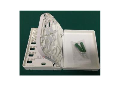 China White SC FTTH Fiber Optic Termination Box 4 Core Applied For Indoor Use for sale