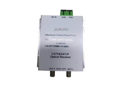 China 2 Outputs SAT IF Optical Satellite Transmitter And Receiver 2600mhz With 12V for sale