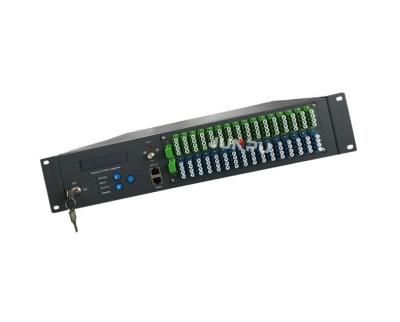 China Junpu Catv Gpon 64 Port Wdm Edfa 1550nm Optic Amplifier 18dbm With Web Control for sale