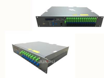 China 32 Outputs 1550 FTTH Gpon EDFA WDM Optical Amplifier 20dBm -10 ~ +10dbm for sale