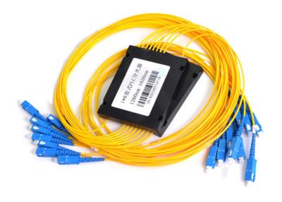 China 1x8 Box plc fiber optic splitter, g657A1, LSZH, fiber optic splitter box for sale