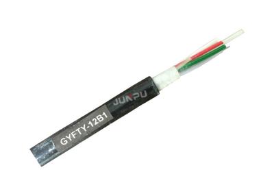 China Non Metallic Outdoor Fiber Optic Cable GYFTY 4 Core Multimode Fiber Cable for sale