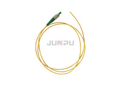 China FC APC Fiber Optic Pigtail , Optical Patch Cord 3M 3.0mm 9 / 125um 652D PVC for sale