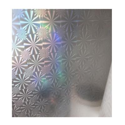 China China Supplier Moisture Proof Embossed Embossing Transparent Lamination Holographic Film for sale