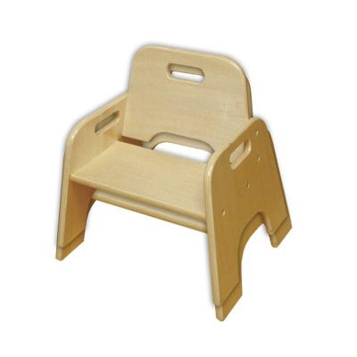 China Safety Comfortable Baby Chair Wooden Baby Sitting Chair Kids Chair Modern Children Bedroom Furniture Preschool Furniture for sale