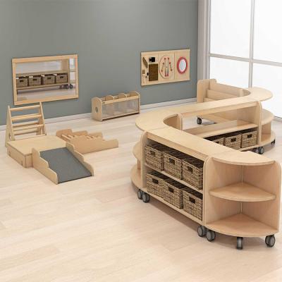 China Wholesale Price Modern Wooden Kids Furniture Early Learning Center Classroom Package Kids Furniture Set for sale