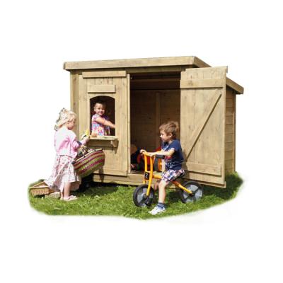 China Montessori materials; Wholesale New Arrival Kid's Intelligence Children's Outdoor Wooden Playhouse for sale