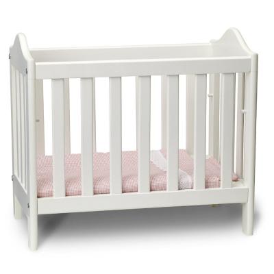 China Eco - Friendly European Style All Solid Wood Kindergarten Furniture Baby Cradle Bed for sale