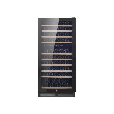 China Constant Temperature 298L Wine Cooler Fridge With Adjustable Temperature Wine Fridge Wine Cooler With Blue Lighting for sale