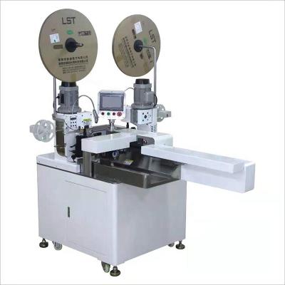 China EW-8065 Full Automatic Cutting 20 Pin Flat Cable Cutting and Stripping and Crimping Machine for sale