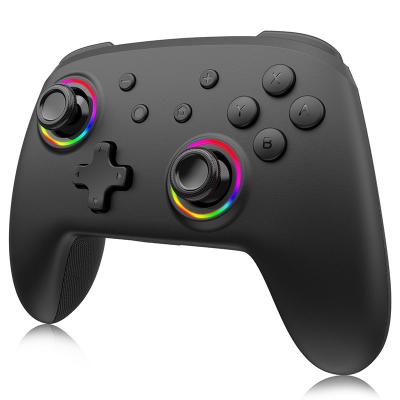 China Motion sensing RGB game controller lightweight wireless gamepad for NS switch pro dual motors six-axis turbo for sale