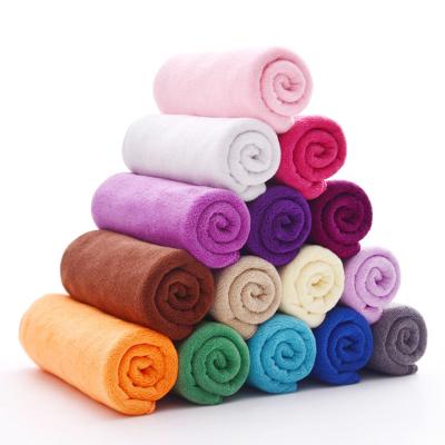 China Custom Logo Compressed Microfiber Hand Towel Quick Dry Compressed Microfiber Towel Wholesale for sale