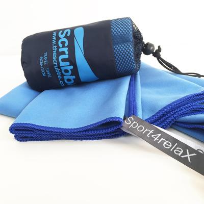 China New Design Cheap Design Disposable With Mesh Bag Microfiber Towel Sports for sale