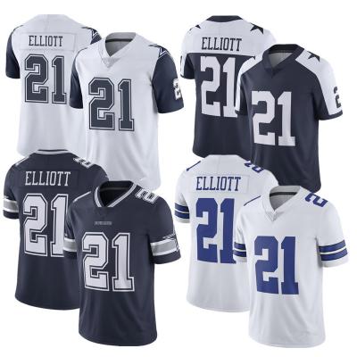 China Dak Prescott 4 Ezekiel Elliott 21 Leighton Vander Esch 55 Dallas Cowboy Antibacterial Ceedee Lamb 88 Jersey American Wear for sale